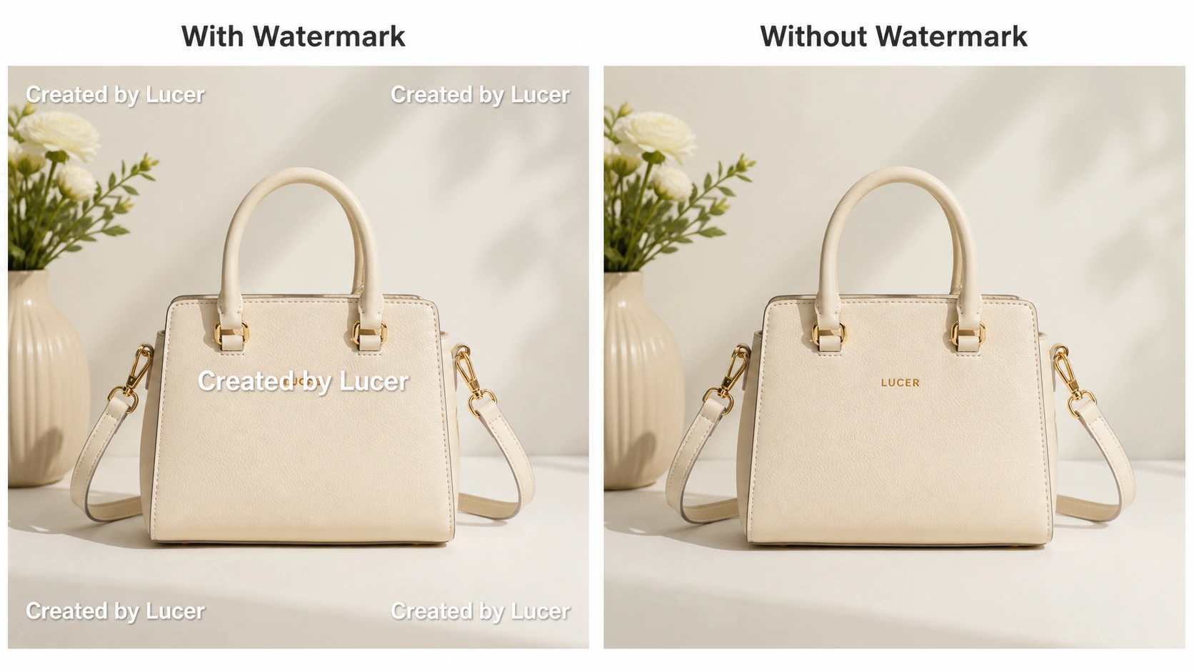 Beispiel Image Watermark Remover Ergebnis | Lucer